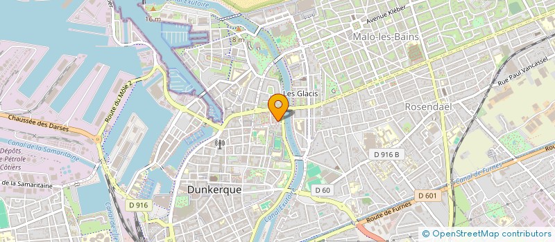 localisation de l'entreprise BDM à DUNKERQUE