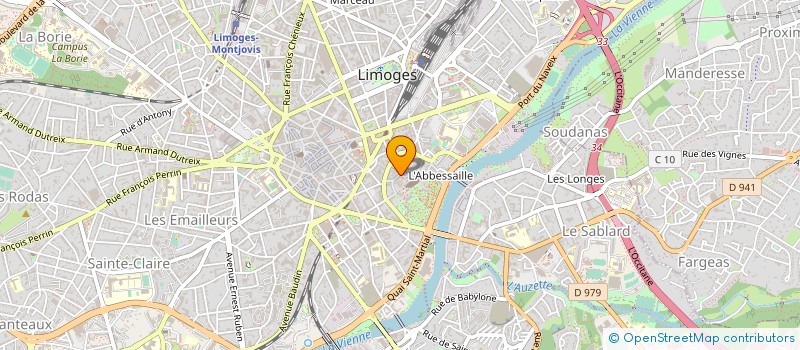 localisation de l'entreprise BDM à LIMOGES