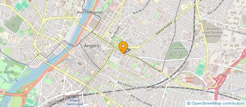 localisation de l'entreprise BDM à ANGERS