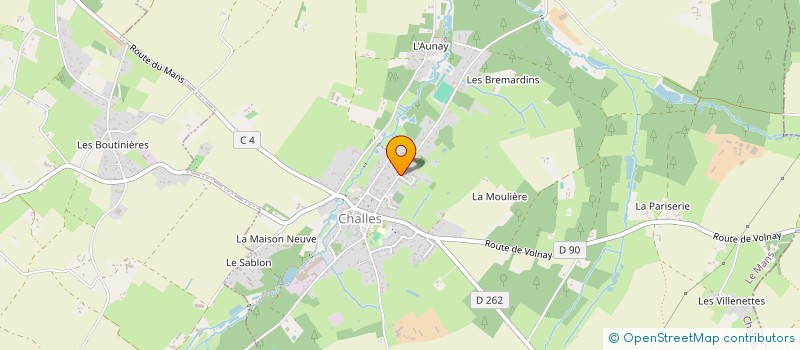 localisation de l'entreprise BDM  CHALLES