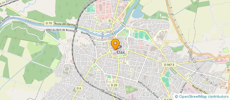 localisation de l'entreprise BDM  DAX