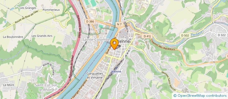 localisation de l'entreprise BDM à VIENNE