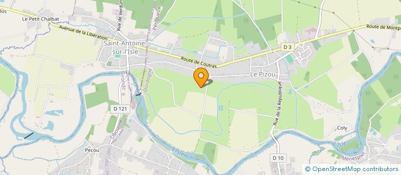 localisation de l'entreprise BDM  LE PIZOU