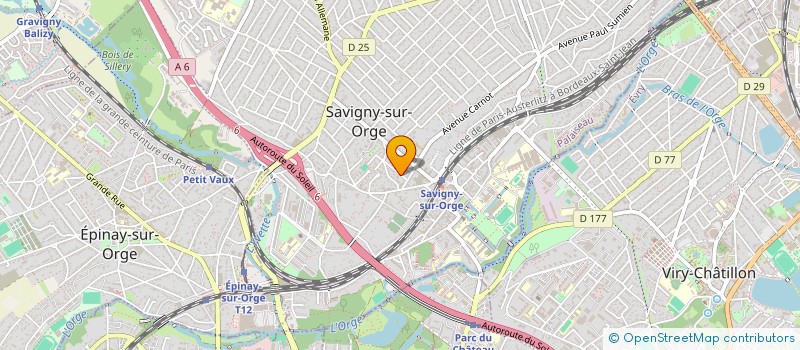 localisation de l'entreprise BDM à SAVIGNY-SUR-ORGE
