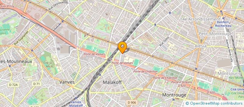 localisation de l'entreprise BDM ARCHITECTES PARIS  PARIS