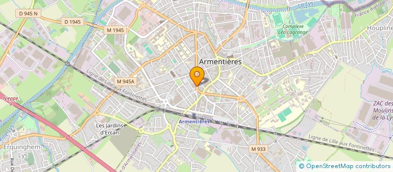 localisation de l'entreprise BDM ASSOCIES  ARMENTIERES