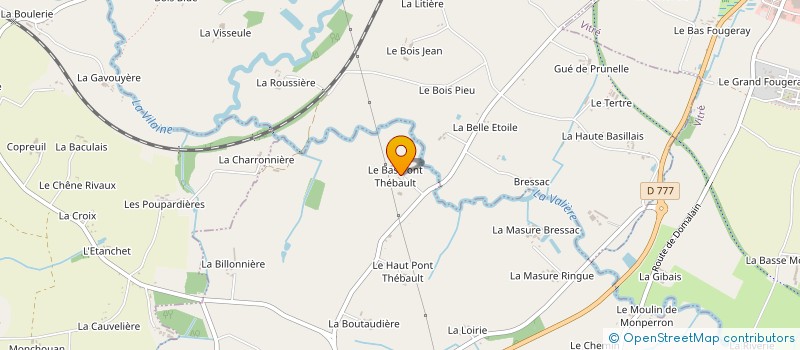 localisation de l'entreprise BDM CASTEFLO  ETRELLES