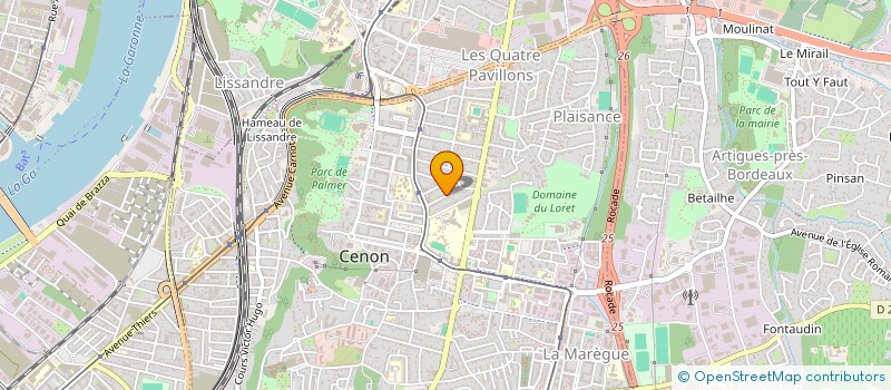 localisation de l'entreprise BDM EVA à CENON