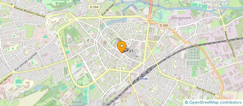 localisation de l'entreprise BDM IMMO à ARRAS