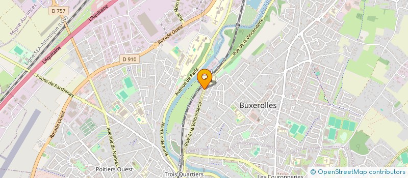 localisation de l'entreprise BDM IMMO  POITIERS