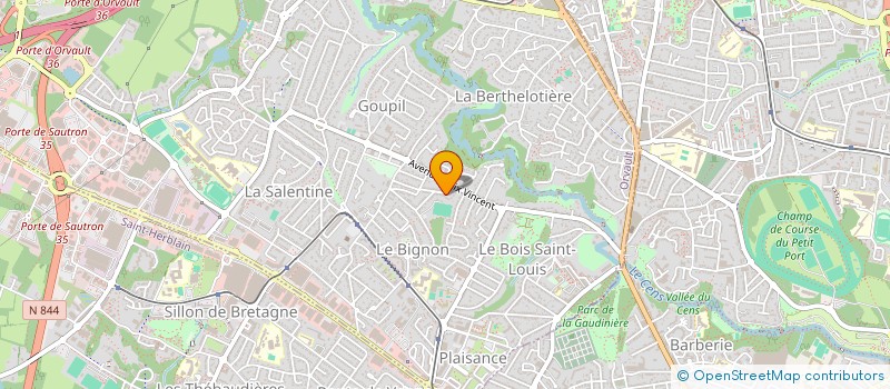 localisation de l'entreprise BDM - LA COLLECTIVE à ORVAULT