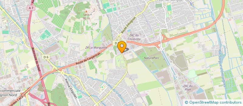 localisation de l'entreprise BDM LAGARDE  ENTRAIGUES-SUR-LA-SORGUE