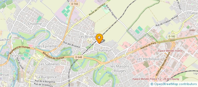 localisation de l'entreprise BDM MEDITERRANEE à NIORT