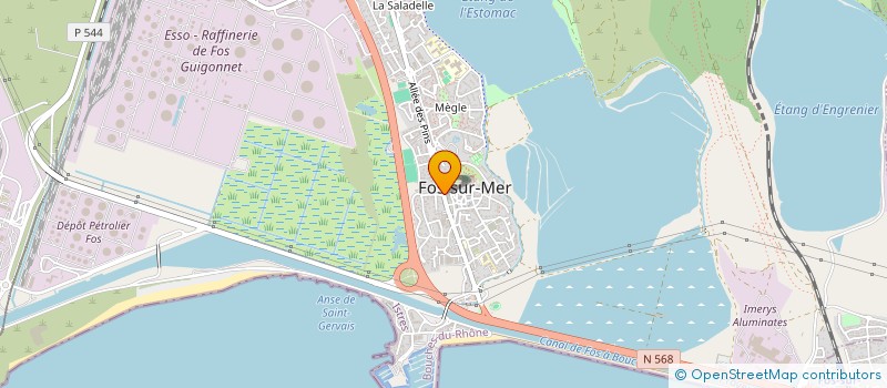 localisation de l'entreprise BDM NOVASTEEL à FOS-SUR-MER