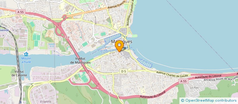 localisation de l'entreprise BDM NOVASTEEL à MARTIGUES