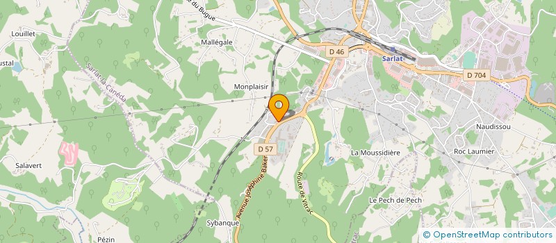 localisation de l'entreprise BDM PISCINE CREATION LOISIR à SARLAT-LA-CANEDA