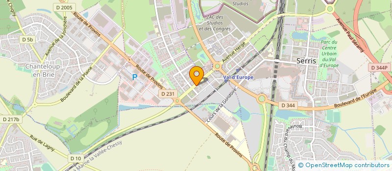 localisation de l'entreprise BDM PROMOTION à MONTEVRAIN