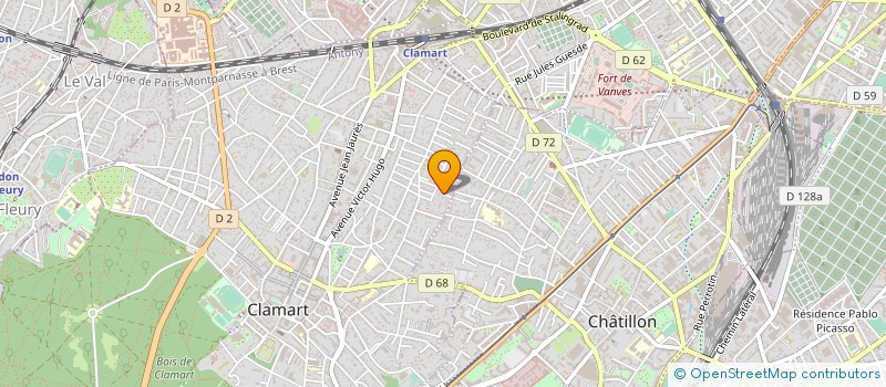 localisation de l'entreprise BDM SYSTEM à CLAMART