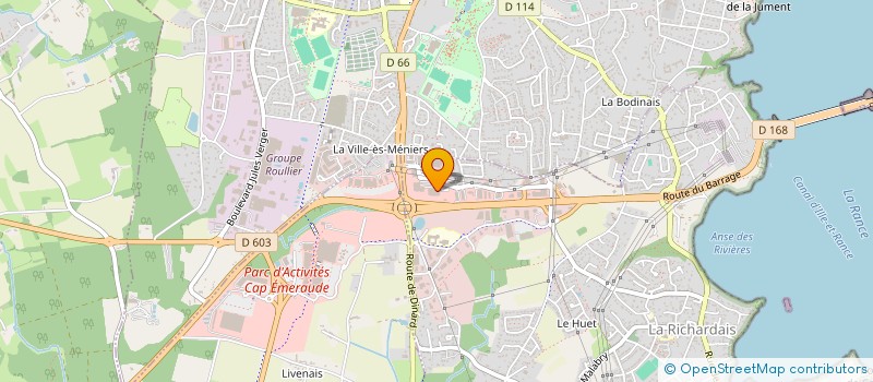 localisation de l'entreprise BDMN FINANCIERE  LA RICHARDAIS