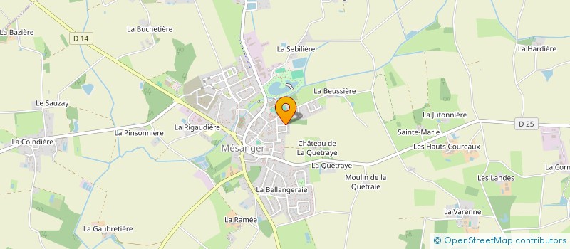 localisation de l'entreprise BDMT  MESANGER