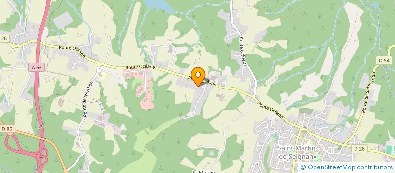 localisation de l'entreprise BDN  SAINT-MARTIN-DE-SEIGNANX