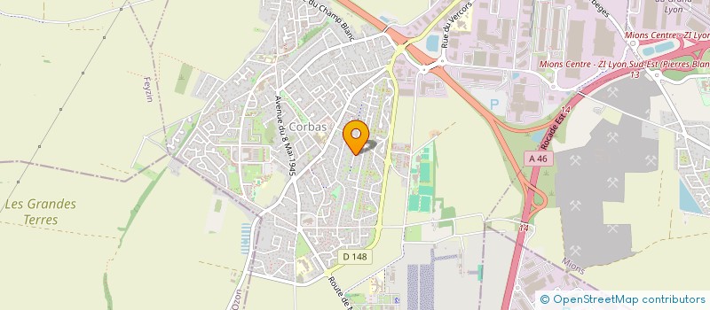 localisation de l'entreprise BDN à CORBAS