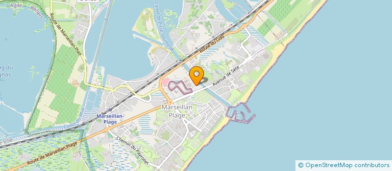 localisation de l'entreprise BDN  MARSEILLAN