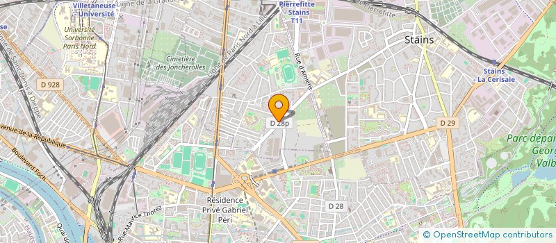 localisation de l'entreprise BDN DELIVERY à PIERREFITTE-SUR-SEINE