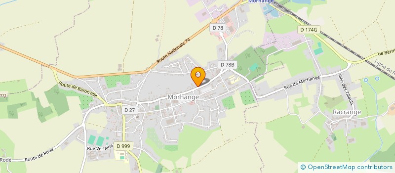 localisation de l'entreprise BDN GROUPE  MORHANGE