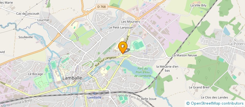 localisation de l'entreprise BDN IMMO  LAMBALLE-ARMOR