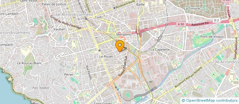 localisation de l'entreprise BDN LES ROSES DU NORD  MARSEILLE