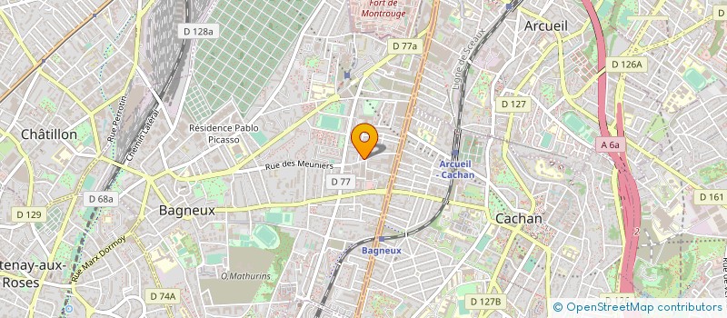 localisation de l'entreprise BDN PLOMBERIE à BAGNEUX