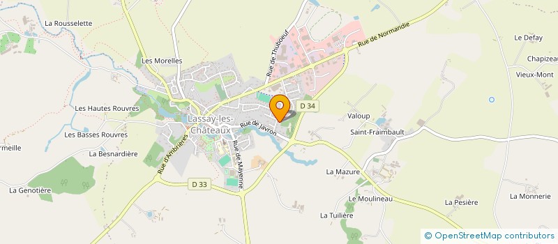 localisation de l'entreprise BDN STRATEGIES  LASSAY-LES-CHATEAUX