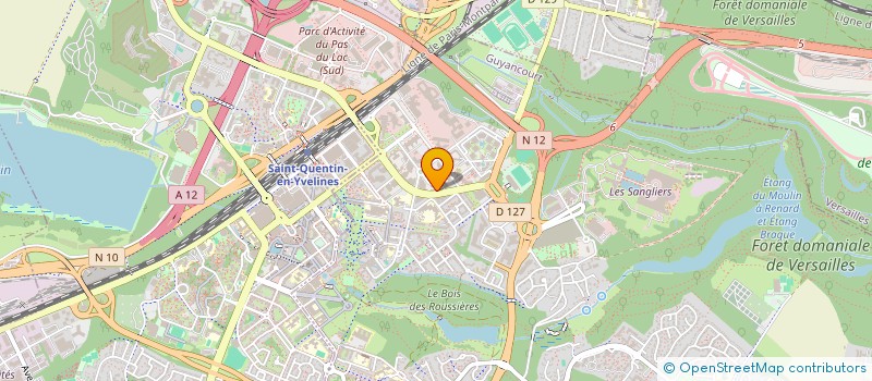 localisation de l'entreprise BDO EXPERTISE SOCIALE & RH  GUYANCOURT