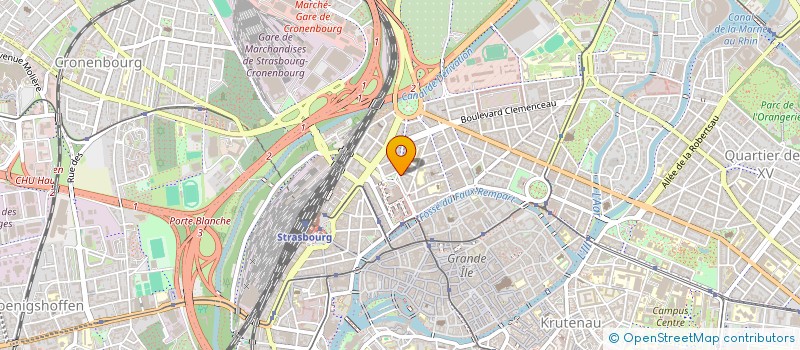 localisation de l'entreprise BDOR à STRASBOURG