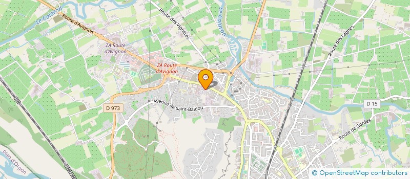 localisation de l'entreprise BDP  CAVAILLON