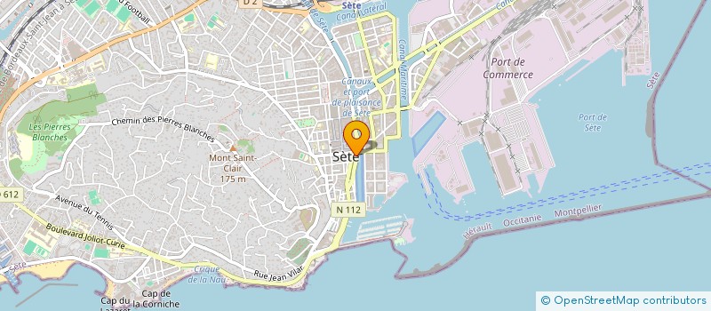 localisation de l'entreprise BDP  SETE