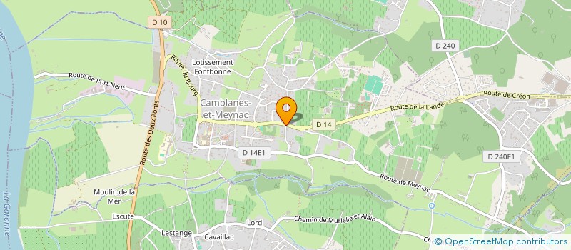 localisation de l'entreprise BDP à CAMBLANES-ET-MEYNAC