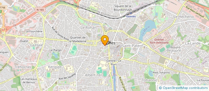 localisation de l'entreprise BDP  VANNES