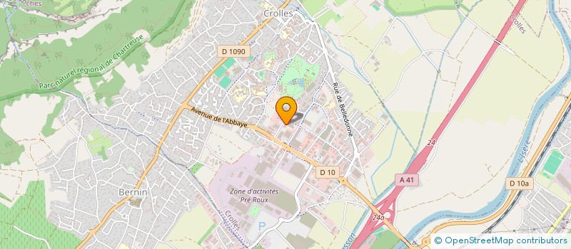 localisation de l'entreprise BDP  CROLLES