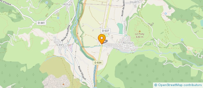 localisation de l'entreprise BDP IMMOBILIER  ACCOUS