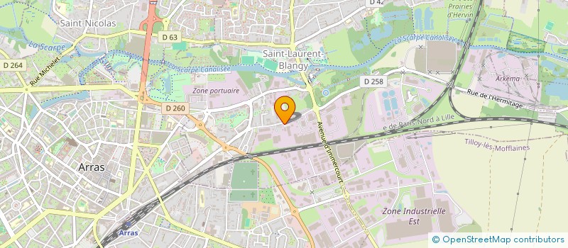 localisation de l'entreprise BDP INVESTISSEMENT  SAINT-LAURENT-BLANGY