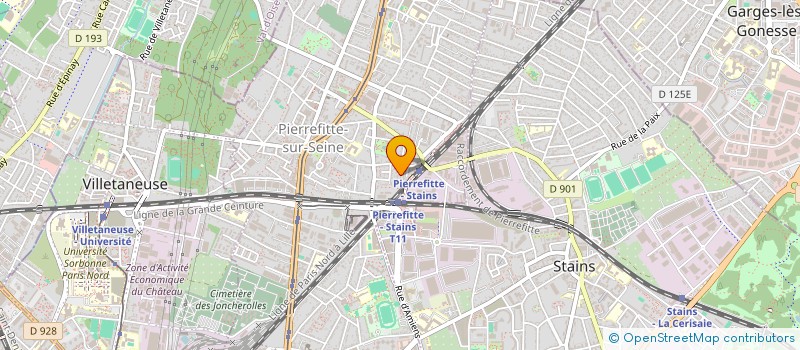 localisation de l'entreprise BDP RENOVATION à PIERREFITTE-SUR-SEINE