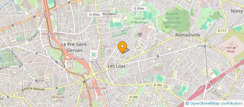 localisation de l'entreprise BDP SECURE SOLUTIONS à LES LILAS