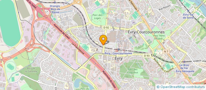 localisation de l'entreprise BDPMH UNIACCESS à EVRY-COURCOURONNES