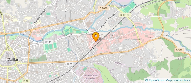 localisation de l'entreprise BDR  MALEMORT