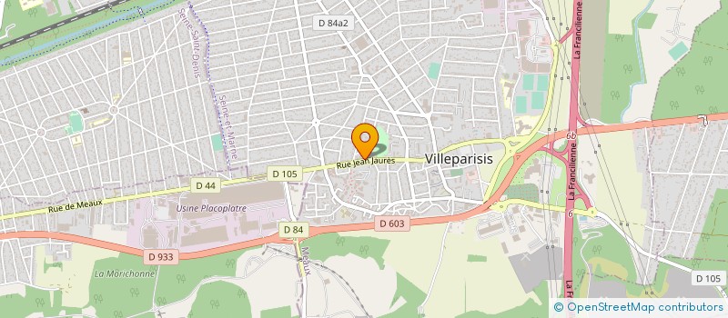 localisation de l'entreprise BDR 77 VILLEPARISIS 72 JAURES à VILLEPARISIS