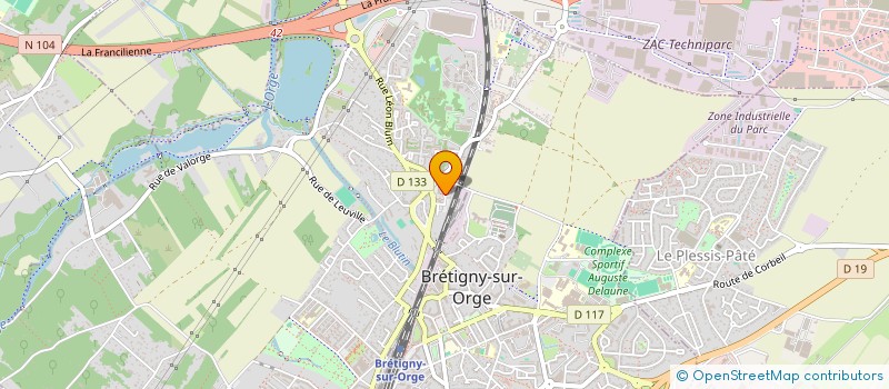 localisation de l'entreprise BDR 91 BRETIGNY 8 CEDRES à BRETIGNY-SUR-ORGE