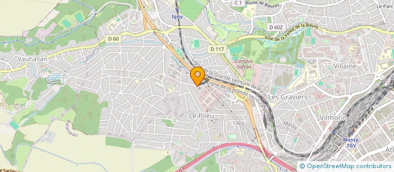 localisation de l'entreprise BDR 91 IGNY 177 CACHIN 2 à IGNY