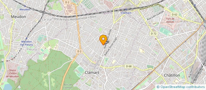 localisation de l'entreprise BDR 92 CLAMART 3 DORLIAT à CLAMART